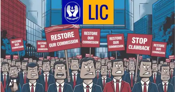 LIC Agents Protest Against Restructured Commission and Clawback Clause