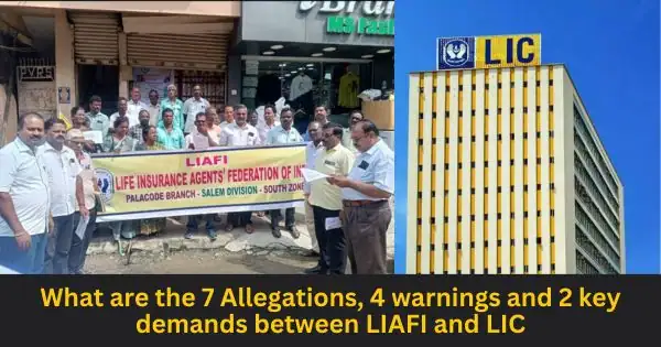 What are the 7 Allegations, 4 warnings and 2 key demands between LIAFI and LIC